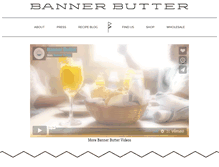 Tablet Screenshot of bannerbutter.com